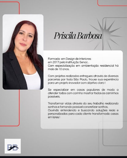 Priscila Barbosa - Designer de Interiores